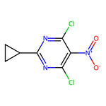 4,6-Dichloro-2-cyclopropyl-5-nitropyrimidine|CS-0566648|75438-78-7