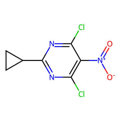 4,6-Dichloro-2-cyclopropyl-5-nitropyrimidine|CS-0566648|75438-78-7