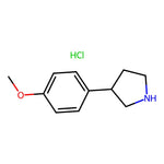 3-(4-Methoxyphenyl)pyrrolidine hydrochloride|CS-0166591|91246-25-2