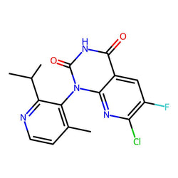 7-Chloro-6-fluoro-1-(2-isopropyl-4-methyl-3-pyridyl)pyrido[2,3-d]pyrimidine-2,4-dione|CS-0102389|2252403-82-8