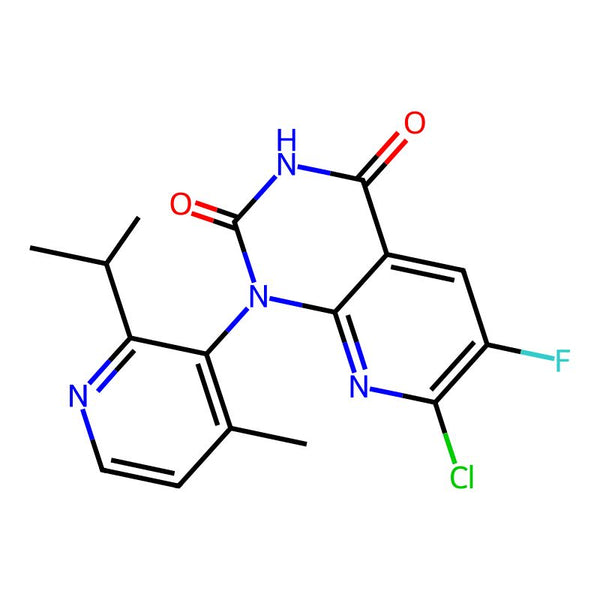 7-Chloro-6-fluoro-1-(2-isopropyl-4-methyl-3-pyridyl)pyrido[2,3-d]pyrimidine-2,4-dione|CS-0102389|2252403-82-8