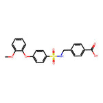 4-(((4-(2-Methoxyphenoxy)phenyl)sulfonamido)methyl)benzoic acid|CS-0070653|885268-84-8