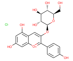 Pelargonidin 3-glucoside chloride, 98%, from Strawberry|290174|18466-51-8