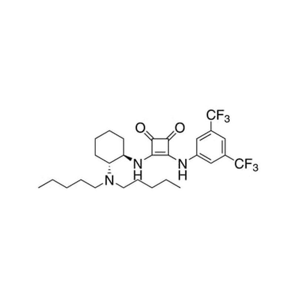 3-[[3,5-Bis(trifluoromethyl)phenyl]amino]-4-[[(1R,2R)-2-(dipentylamino)cyclohexyl]amino]-3-cyclobutene-1,2-dione, 98%, (99% ee)|07-8510|1411983-40-8