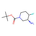 (3R,4S)-rel-tert-Butyl 3-amino-4-fluoropiperidine-1-carboxylate|CS-W001382|1273565-65-3