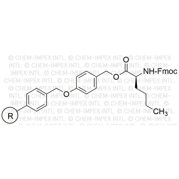 Fmoc-L-norleucine 4-alkoxybenzyl alcohol resin|04190