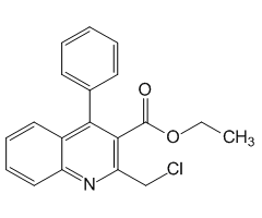 Ethyl 2-(chloromethyl)-4-phenylquinoline-3-carboxylate, 97%|178015|126334-84-7