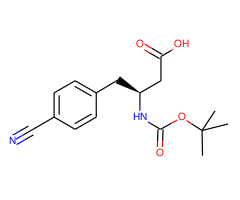 (S)-3-((tert-Butoxycarbonyl)amino)-4-(4-cyanophenyl)butanoic acid|CS-W014535|270065-89-9