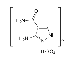 3-Amino-4-pyrazolecarboxamide hemisulfate, 98%|298256|27511-79-1