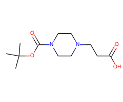 3-[4-(tert-Butoxycarbonyl)piperazin-1-yl]propanoic acid, 98%|971605|242459-97-8