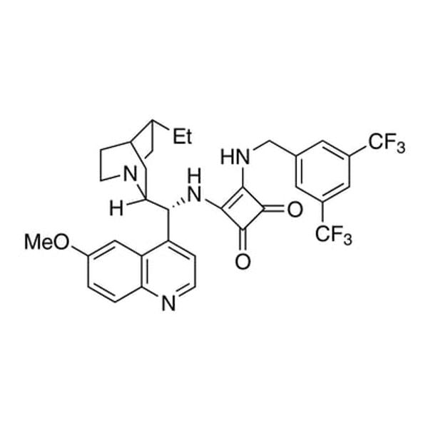 3-[[[3,5-Bis(trifluoromethyl)phenyl]methyl]amino]-4-[[(9R)-10,11-dihydro-6'-methoxycinchonan-9-yl]amino]-3-cyclobutene-1,2-dione, 95%|07-1361|1363811-07-7