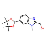 (1-Methyl-6-(4,4,5,5-tetramethyl-1,3,2-dioxaborolan-2-yl)-1H-benzo[d]imidazol-2-yl)methanol|CS-0498439|1491138-56-7