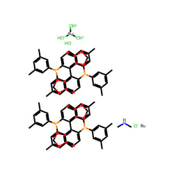Dimethylammonium dichlorotri(μ-chloro)bis{(S)-(-)-5,5'-bis[di(3,5-xylyl)phosphino]-4,4'-bi-1,3-benzodioxole}diruthenate(II)|CS-0085030|944451-14-3