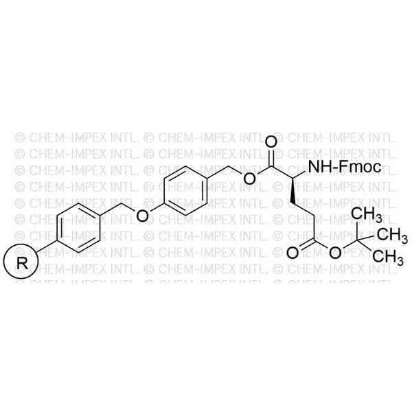 Fmoc-L-glutamic acid g-tert-butyl ester 4-alkoxybenzyl alcohol resin|01769