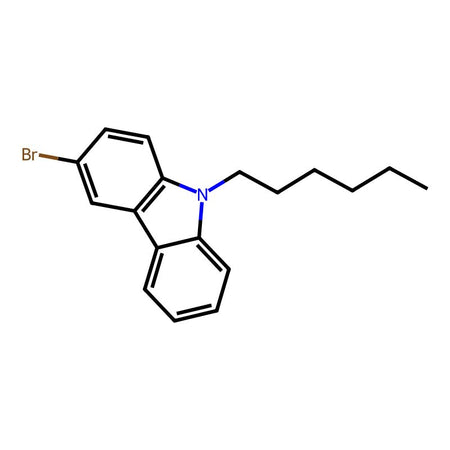 3-Bromo-9-hexyl-9H-carbazole, 98%|2449889|156972-74-6