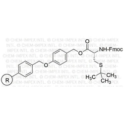 Fmoc-S-tert-butyl-D-cysteine 4-alkoxybenzyl alcohol resin|04203