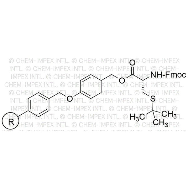 Fmoc-S-tert-butyl-D-cysteine 4-alkoxybenzyl alcohol resin|04203
