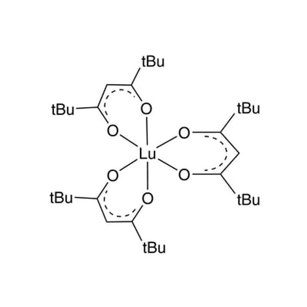 Tris(2,2,6,6-tetramethyl-3,5-heptanedionato)lutetium(III), 99% (99.9+%-Lu) (REO) [Lu(TMHD)3]|71-1080|15492-45-2