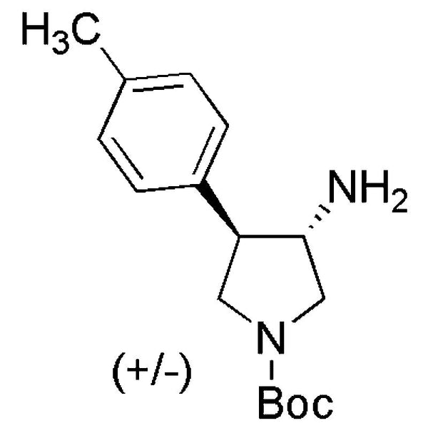 Trans (+/-) 3-Amino-4-(4-Methylphenyl)Pyrrolidine-1-Carboxylic Acid Tert-Butyl Ester|23536|1212106-36-9