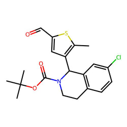 tert-Butyl 7-chloro-1-(5-formyl-2-methylthiophen-3-yl)-3,4-dihydroisoquinoline-2(1H)-carboxylate|CS-0128964|1858275-13-4