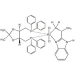 Dichloro[(4R,5R)-(-)-4,5-bis(diphenylphosphinomethyl)-2,2-dimethyl-1,3-dioxolane][(R)-(+)-2-(α;-methylmethanamine)-1H-benzimidazole]ruthenium(II), min. 95%|44-0960|1280732-29-7