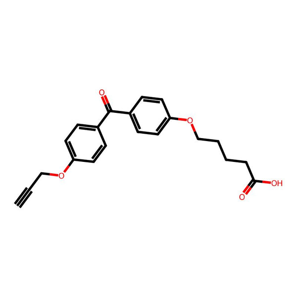 5-(4-(4-(Prop-2-yn-1-yloxy)benzoyl)phenoxy)pentanoic acid|CS-0144534|2140866-79-9