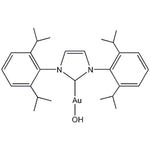 1,3-Bis(2,6-di-i-propylphenyl)imidazol-2-ylidenegold(I) hydroxide, min. 97%|79-0205|1240328-73-7