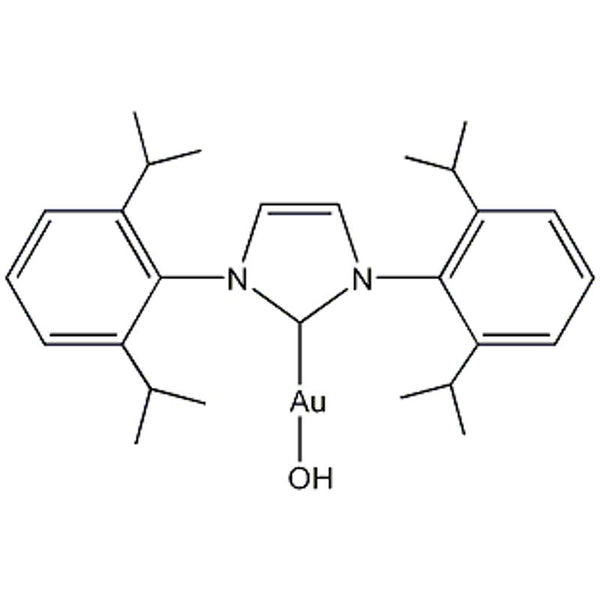1,3-Bis(2,6-di-i-propylphenyl)imidazol-2-ylidenegold(I) hydroxide, min. 97%|79-0205|1240328-73-7
