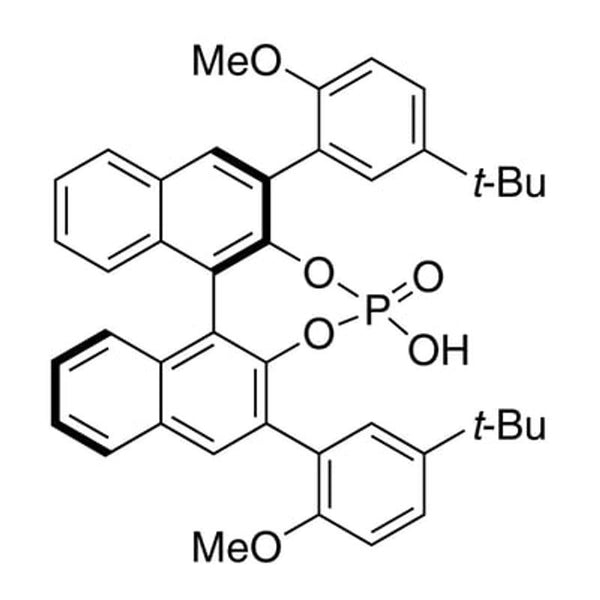(11bS)-2,6-Bis[2-methoxyphenyl-5-(tert-butyl)]-4-hydroxy-4-oxide-dinaphtho[2,1-d:1',2'-f][1,3,2]dioxaphosphepin, 98%, (99% ee)|15-8525