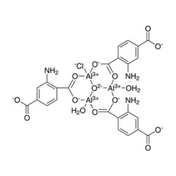 Tris[μ-[2-amino-1,4-benzenedicarboxylato(2-)-κO1:κO'1]]diaquachloro-μ3-​oxotri-aluminum MOF, MIL-101(Al)-NH2|13-3060|1404201-64-4