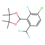 2-(3-Chloro-6-(difluoromethyl)-2-fluorophenyl)-4,4,5,5-tetramethyl-1,3,2-dioxaborolane|CS-0431731|1802432-22-9
