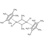 Dichlorobis(μ-methanethioato)bis(pentamethylcyclopentadienyl)diruthenium(III), 99% (mixture of syn and anti-isomers)|44-0645|216064-20-9