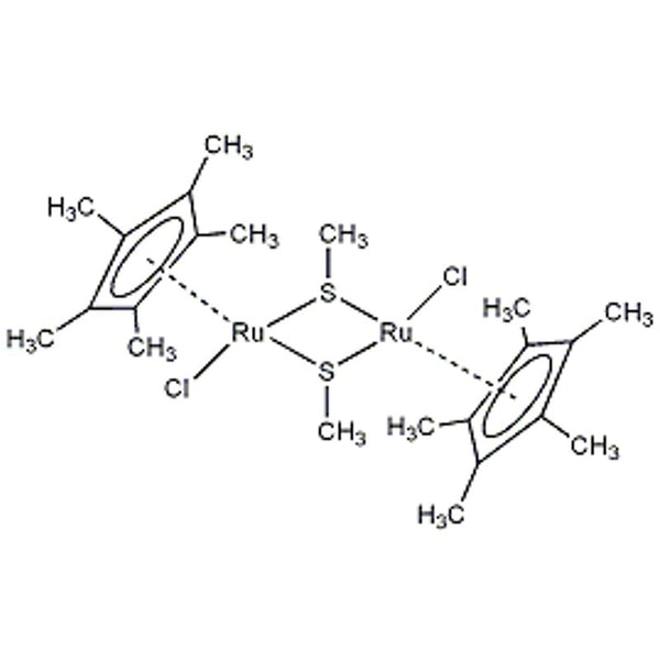 Dichlorobis(μ-methanethioato)bis(pentamethylcyclopentadienyl)diruthenium(III), 99% (mixture of syn and anti-isomers)|44-0645|216064-20-9