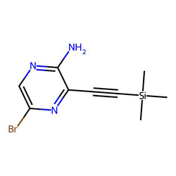 5-Bromo-3-((trimethylsilyl)ethynyl)pyrazin-2-amine|C1749071|875781-41-2