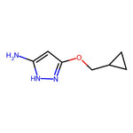 5-(Cyclopropylmethoxy)-1H-pyrazol-3-amine|CS-0119828|852443-66-4