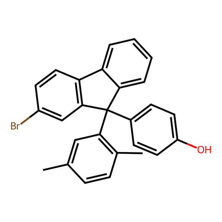 4-(2-Bromo-9-(2,5-dimethylphenyl)-9H-fluoro-9-yl) phenol, 98%|9264448|2388980-71-8