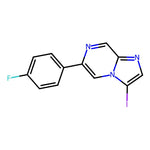 6-(4-Fluorophenyl)-3-iodoimidazo[1,2-a]pyrazine, 95%|07-0596|1036990-61-0
