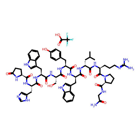 pGlu-His-L-Trp-Ser-Tyr-D-Trp-D-Leu-Arg-Pro-Gly-NH2|C4X-186233|321709-37-9