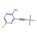 5-Chloro-3-(2-trimethylsilylethynyl)pyrazin-2-amine|CS-0059841|1244776-64-4