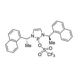 1,3-Bis[(1R)-1-(1-naphthalenyl)ethyl]-2,3-dihydro-1H-1,3,2-diazaphosphol-2-yl trifluoromethanesulfonate, min. 98%|15-1285|2377935-66-3
