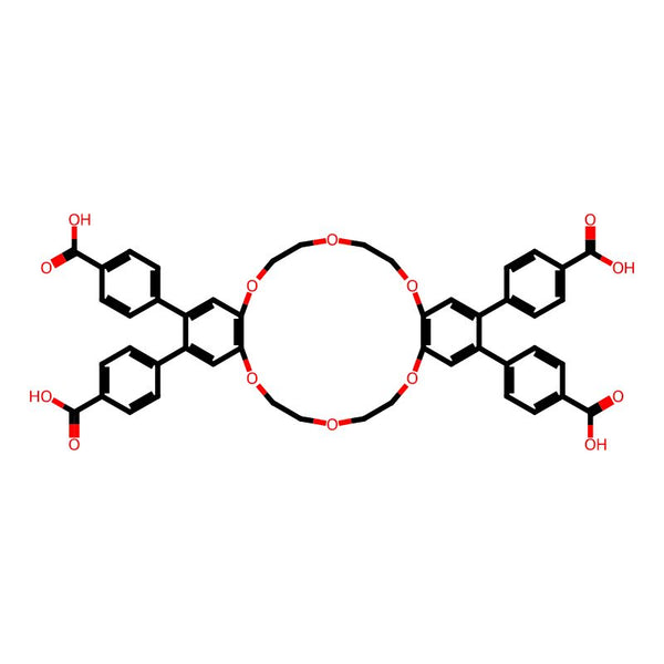 4,4',4'',4'''-(6,7,9,10,17,18,20,21-Octahydrodibenzo[b,k][1,4,7,10,13,16]hexaoxacyclooctadecine-2,3,13,14-tetrayl)tetrabenzoicacid|CS-0170637|1620959-59-2
