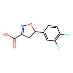5-(3,4-Difluorophenyl)-4,5-dihydro-1,2-oxazole-3-carboxylic acid|CS-0264294|1018170-52-9