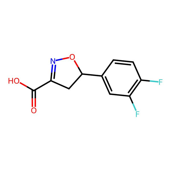 5-(3,4-Difluorophenyl)-4,5-dihydro-1,2-oxazole-3-carboxylic acid|CS-0264294|1018170-52-9