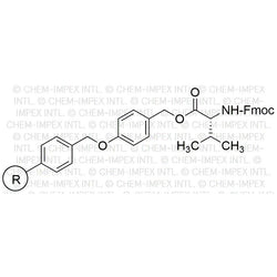 Fmoc-D-valine 4-alkoxybenzyl alcohol resin|04198