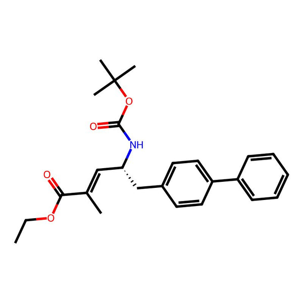 (R)-Ethyl 5-([1,1'-biphenyl]-4-yl)-4-((tert-butoxycarbonyl)amino)-2-methylpent-2-enoate|CS-0009329|149709-59-1