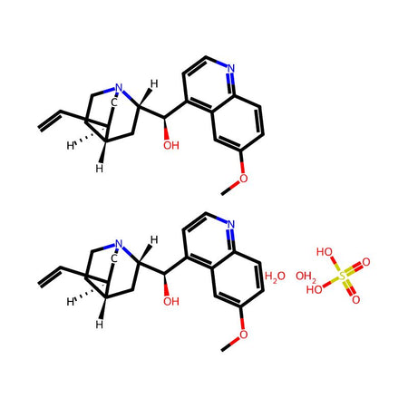 (R)-(6-Methoxyquinolin-4-yl)((1S,2S,4S,5R)-5-vinylquinuclidin-2-yl)methanol sulfate hydrate(2:1:4), 95%|949049|6119-70-6