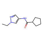 N-(1-Ethyl-1H-pyrazol-4-yl)cyclopentanecarboxamide|CS-0260251|1258740-53-2