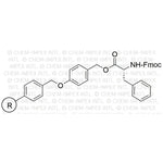 Fmoc-D-phenylalanine 4-alkoxybenzyl alcohol resin|04192