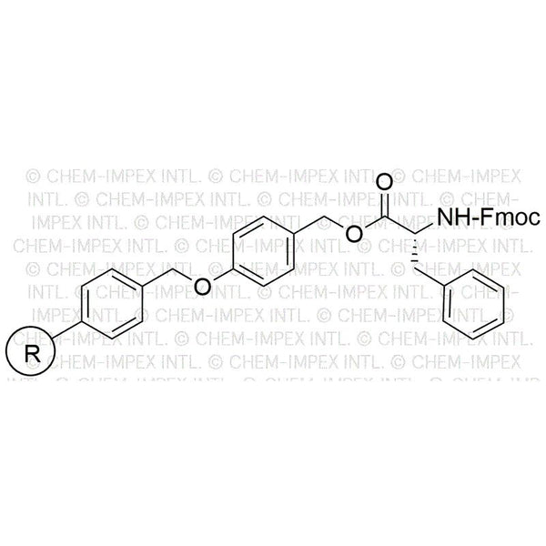 Fmoc-D-phenylalanine 4-alkoxybenzyl alcohol resin|04192