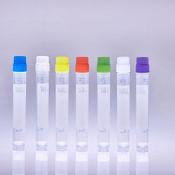 cryoking 5ml cryogenic vials,  external thread, no barcode, self-standing,pp; autoclavable;white caps; gamma radiation steriled, dnase & rnase free, endotoxin free, foreign dna free, 25 sets/bag, 40 b|88-0500